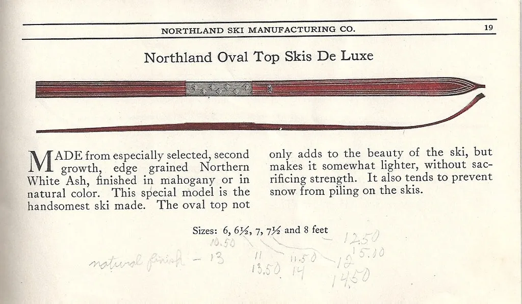 1923 Northland Ski Manufacturing Company Brochure