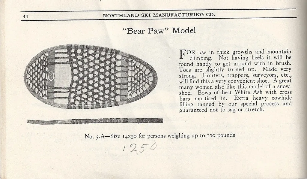 1923 Northland Ski Manufacturing Company Brochure