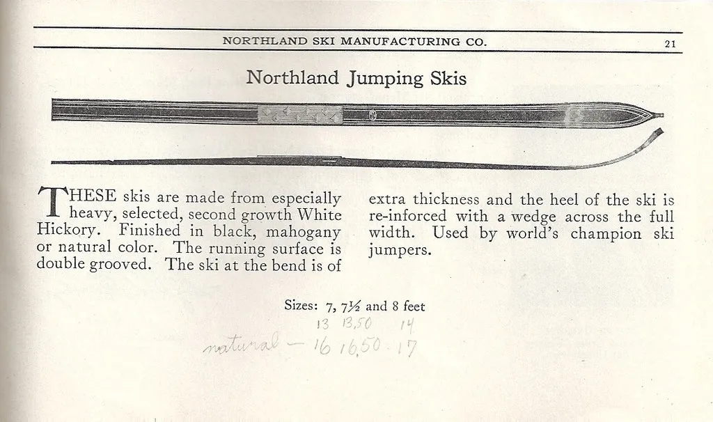 1923 Northland Ski Manufacturing Company Brochure