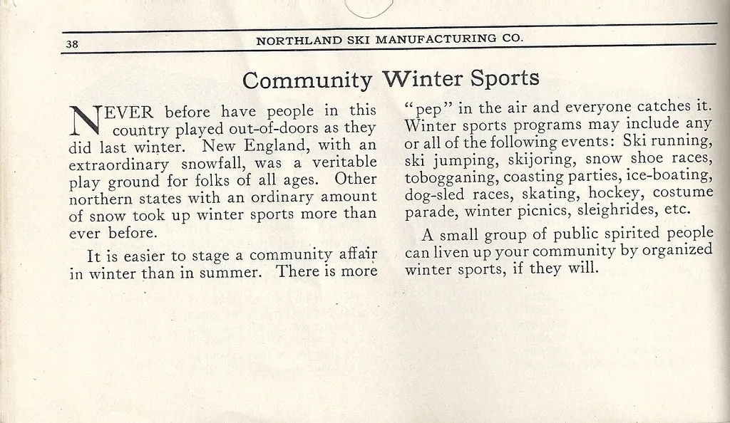 1923 Northland Ski Manufacturing Company Brochure