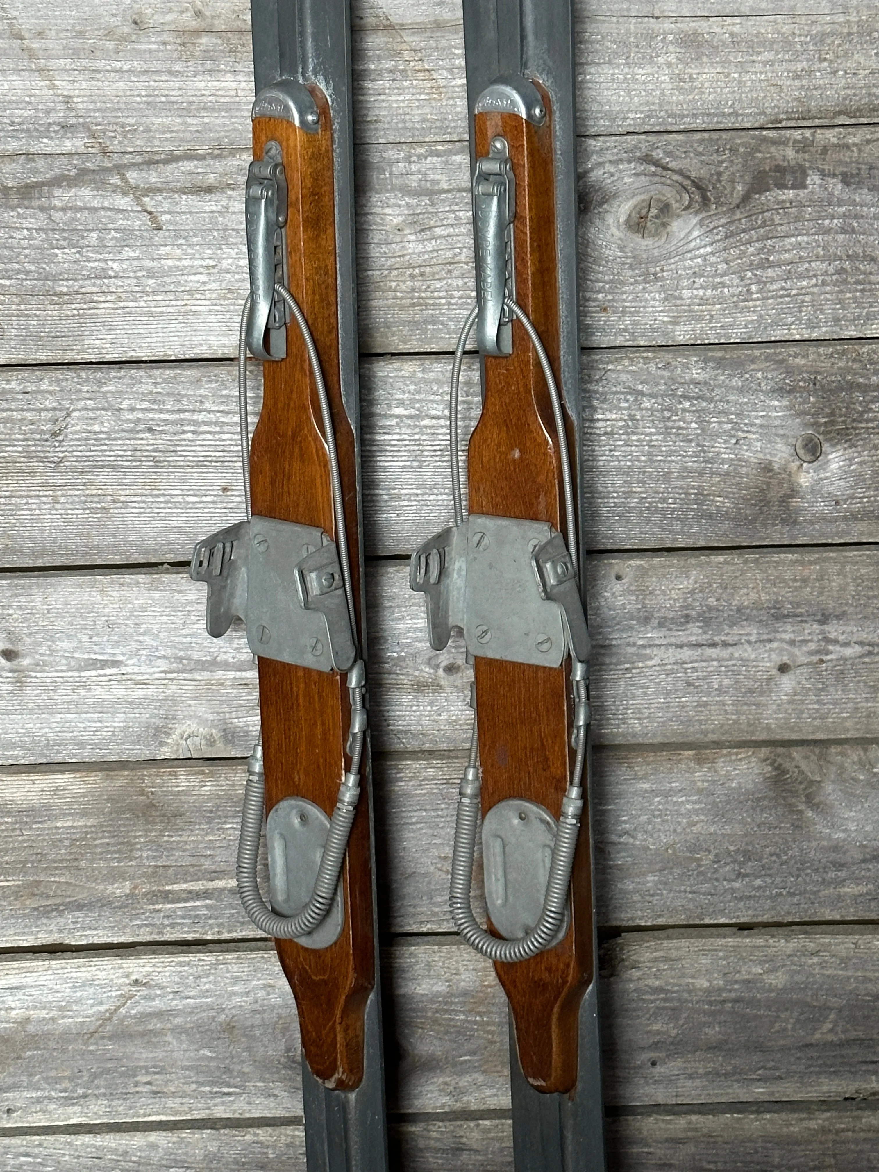 1940s Metal "Air Ski" Downhill Skis