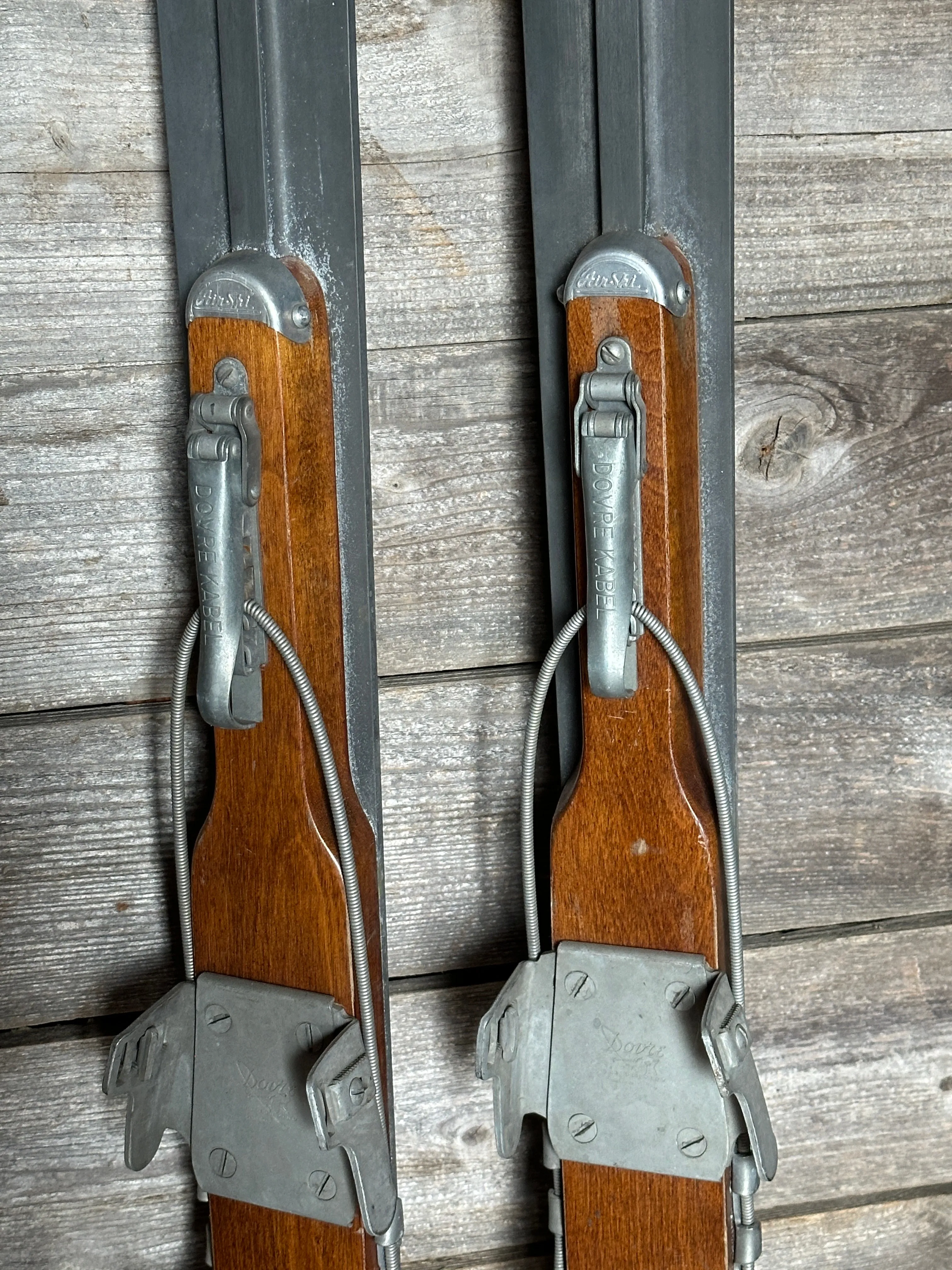 1940s Metal "Air Ski" Downhill Skis