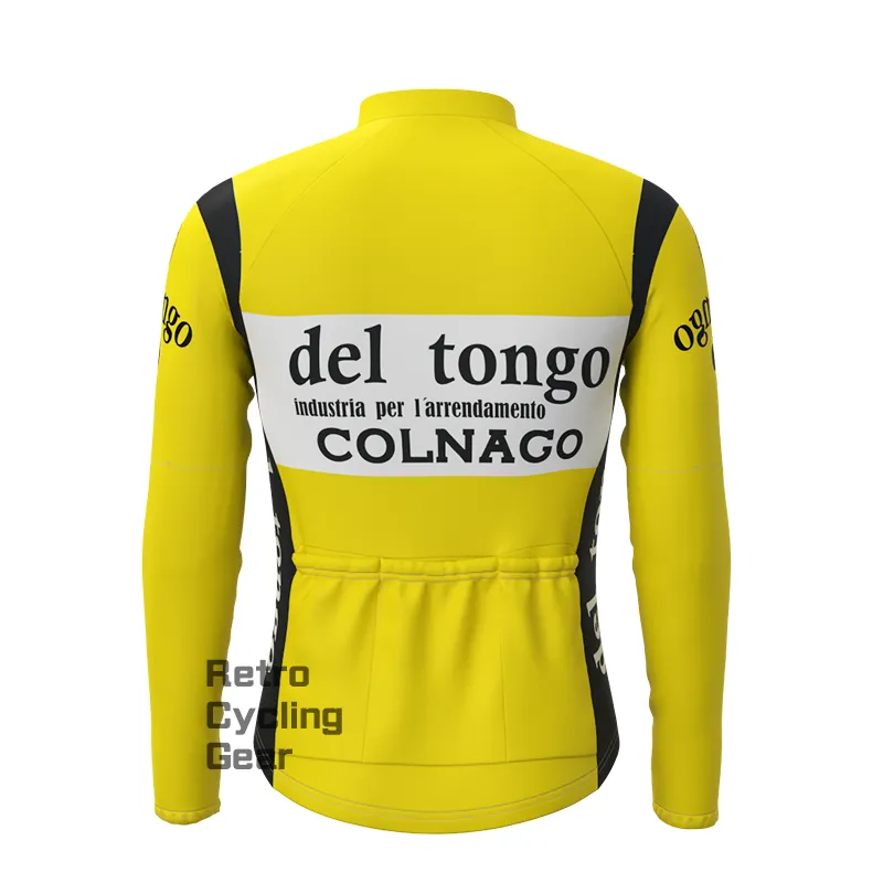 1983 del tongo Fleece Retro Long Sleeves Jerseys