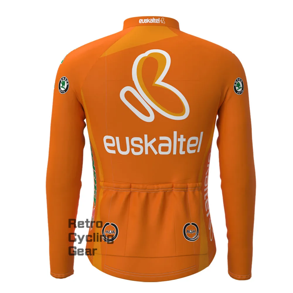 2009 euskadi Fleece Retro Long Sleeves Jerseys