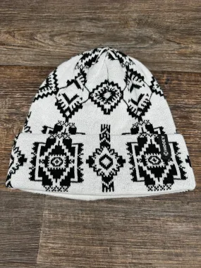 2056WHBK Aztec Pattern Beanie by Hooey