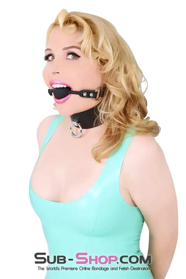 7200A      Black Tie-Up Affair Deluxe Bondage Collar