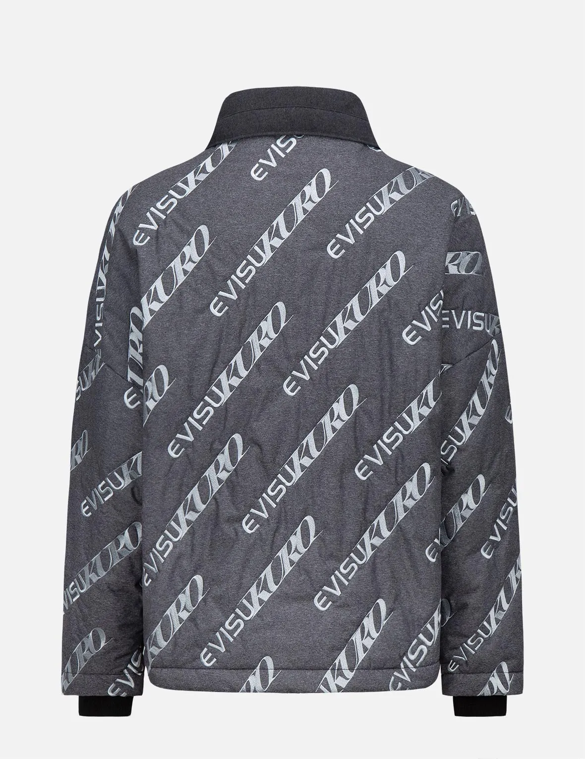 Allover Logo Embroidered Padded Jacket