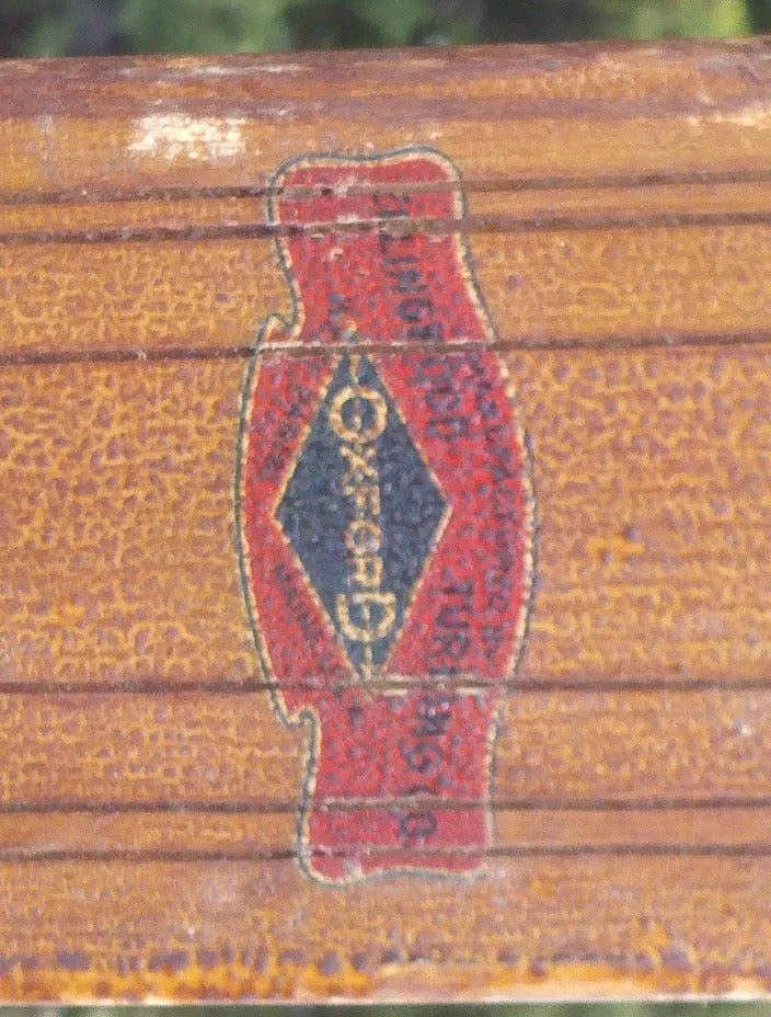 Antique Oxford Brand Skis - Pointed Tip