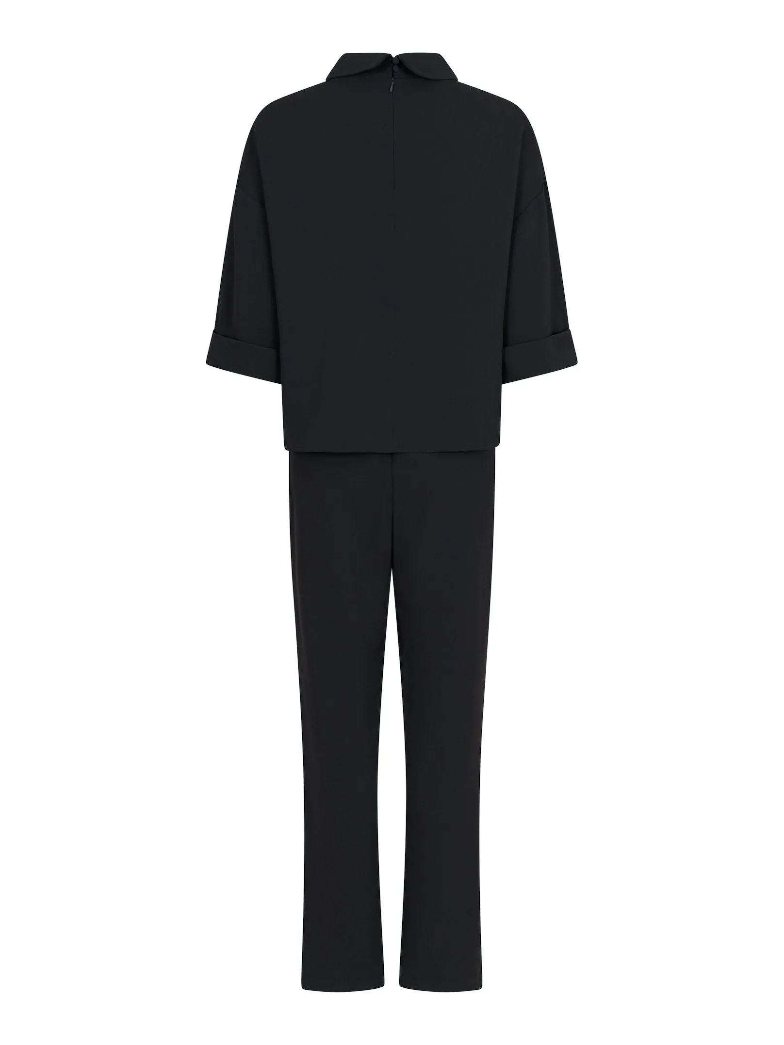 Arlo Crepe Jumpsuit - Black