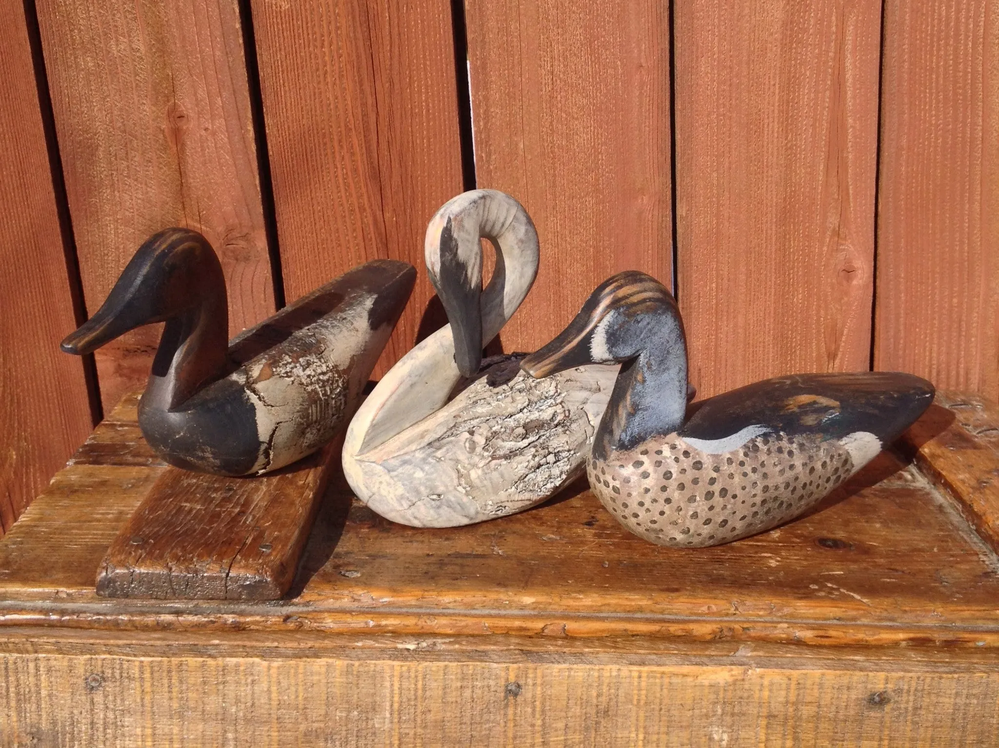 Attractive Hand Carved and Painted Duck