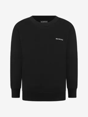 Balenciaga Kids Sweater- Cotton Logo Sweater