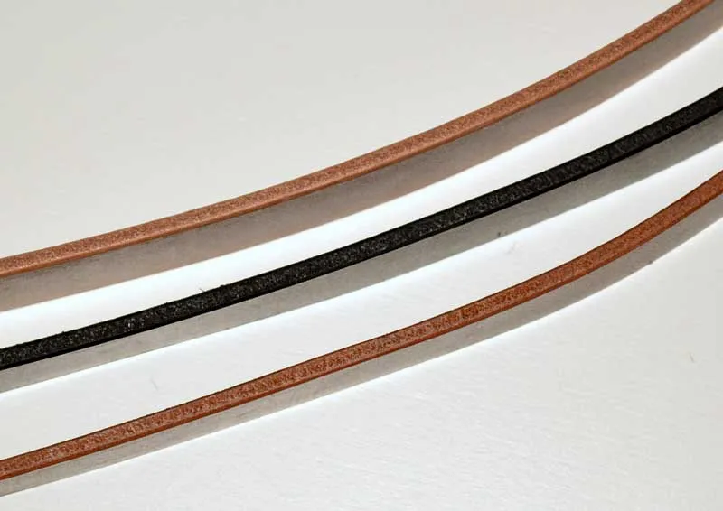 BIG JOHN "VBLT05" HIMEJI OILED LEATHER BELT (4mm)