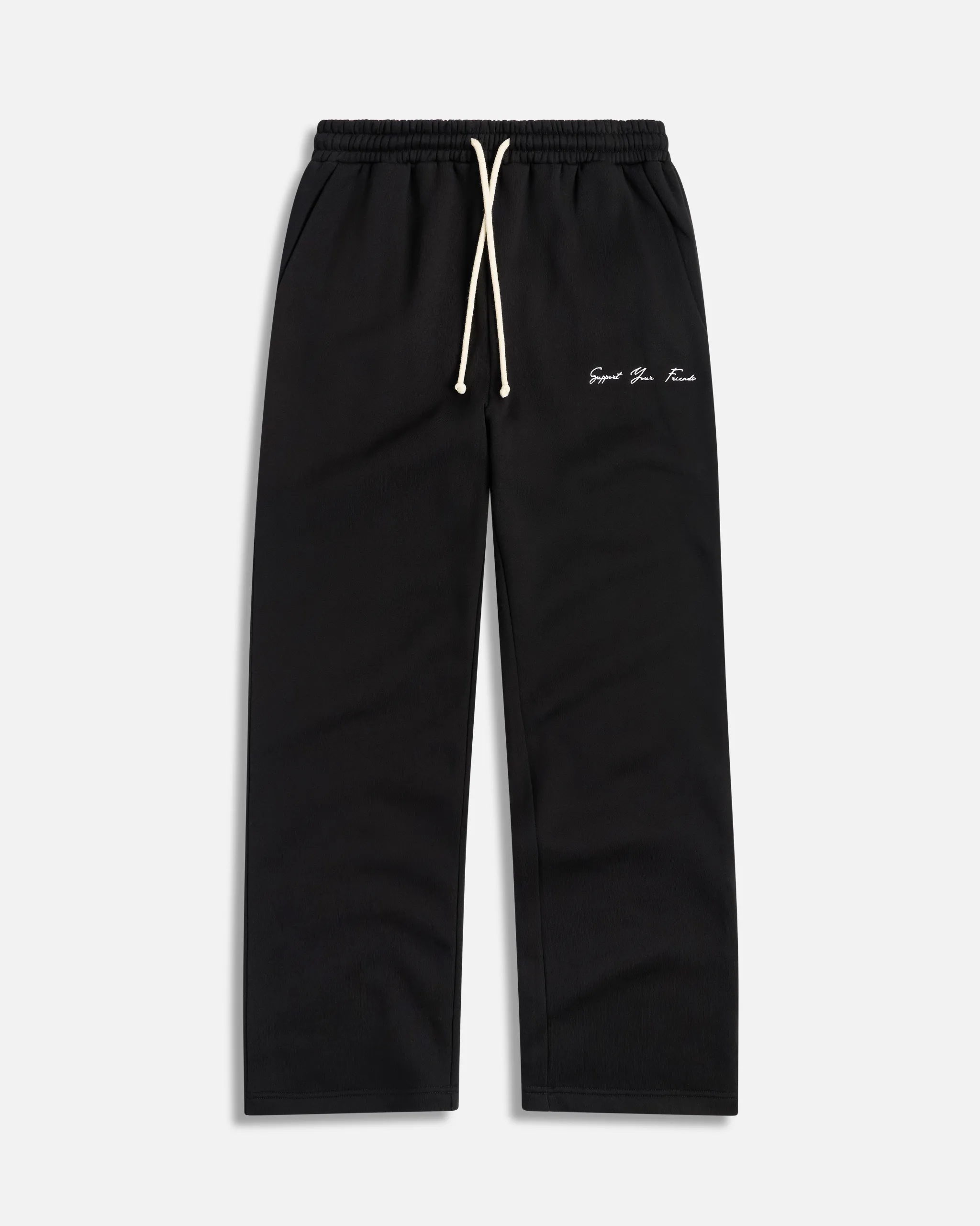 Black SYF Straight Leg Sweatpant