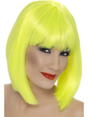 Bob Wig Neon Yellow