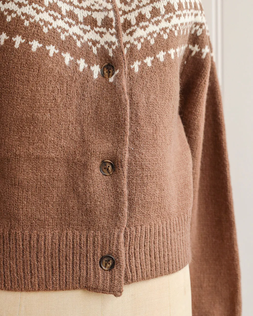 Bonfire Cocoa Cardigan