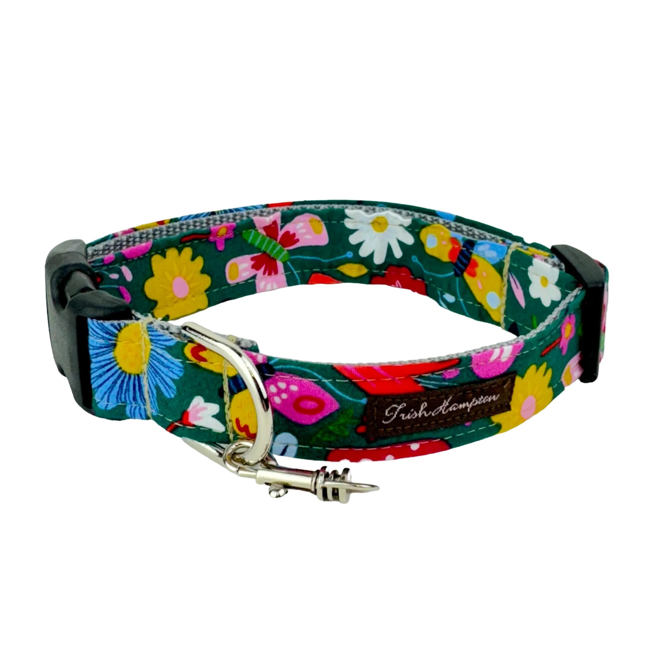 Butterfly & Mushroom Floral Dog Collar -978