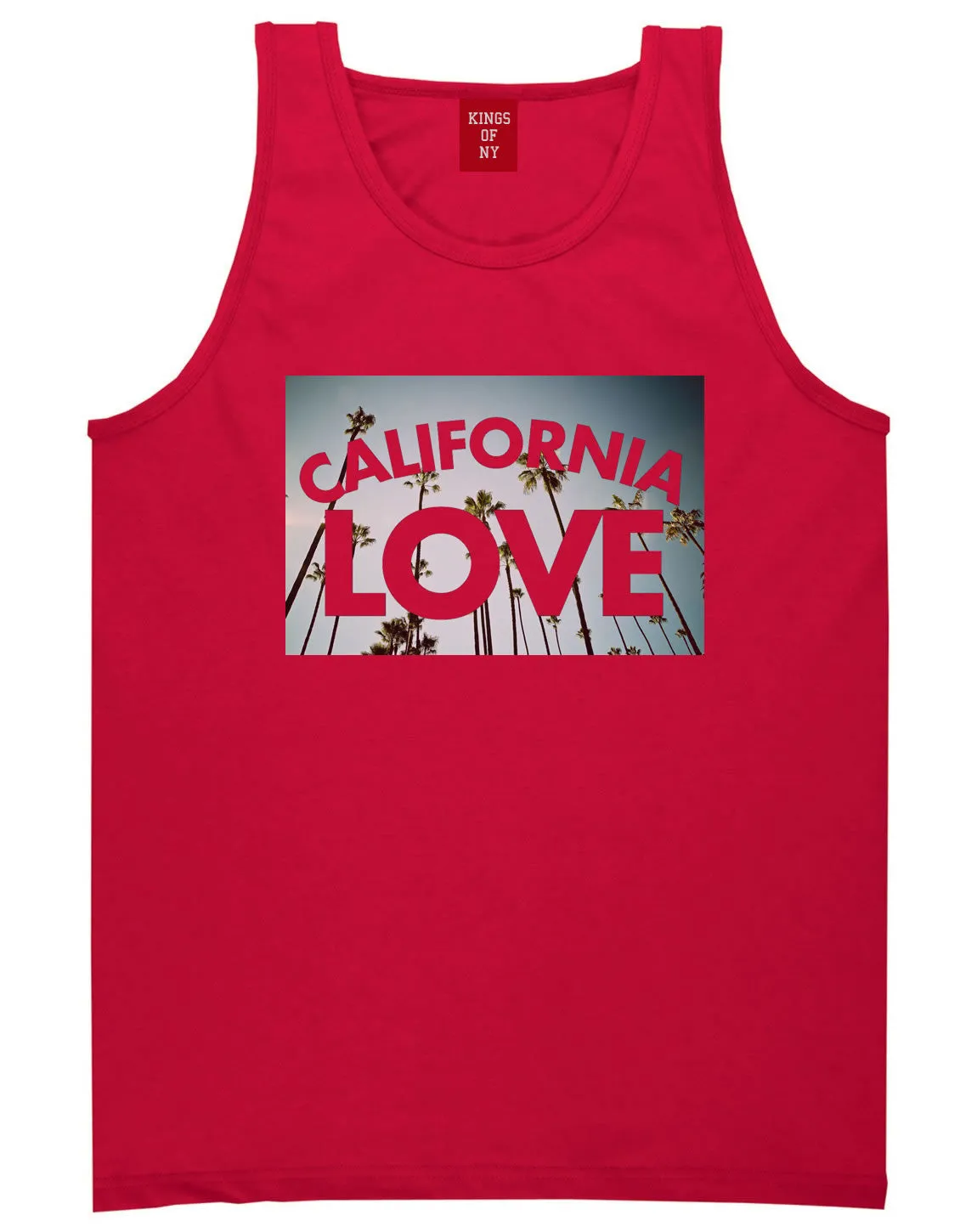 California Love Cali Palm Trees Tank Top