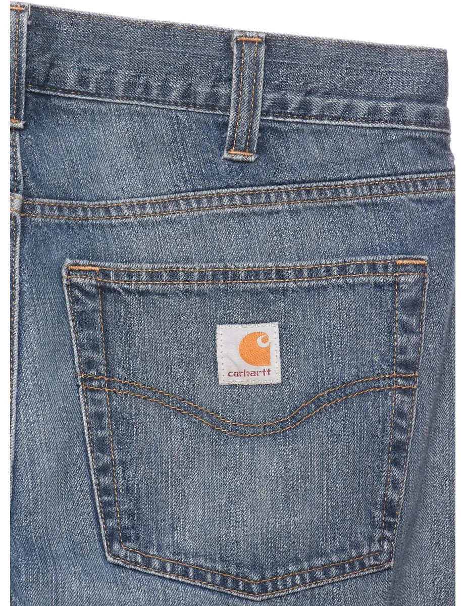 Carhartt Straight-Fit Dark Wash Jeans - W34 L34