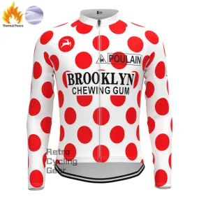 Chewing  Fleece Retro Long Sleeves Jerseys