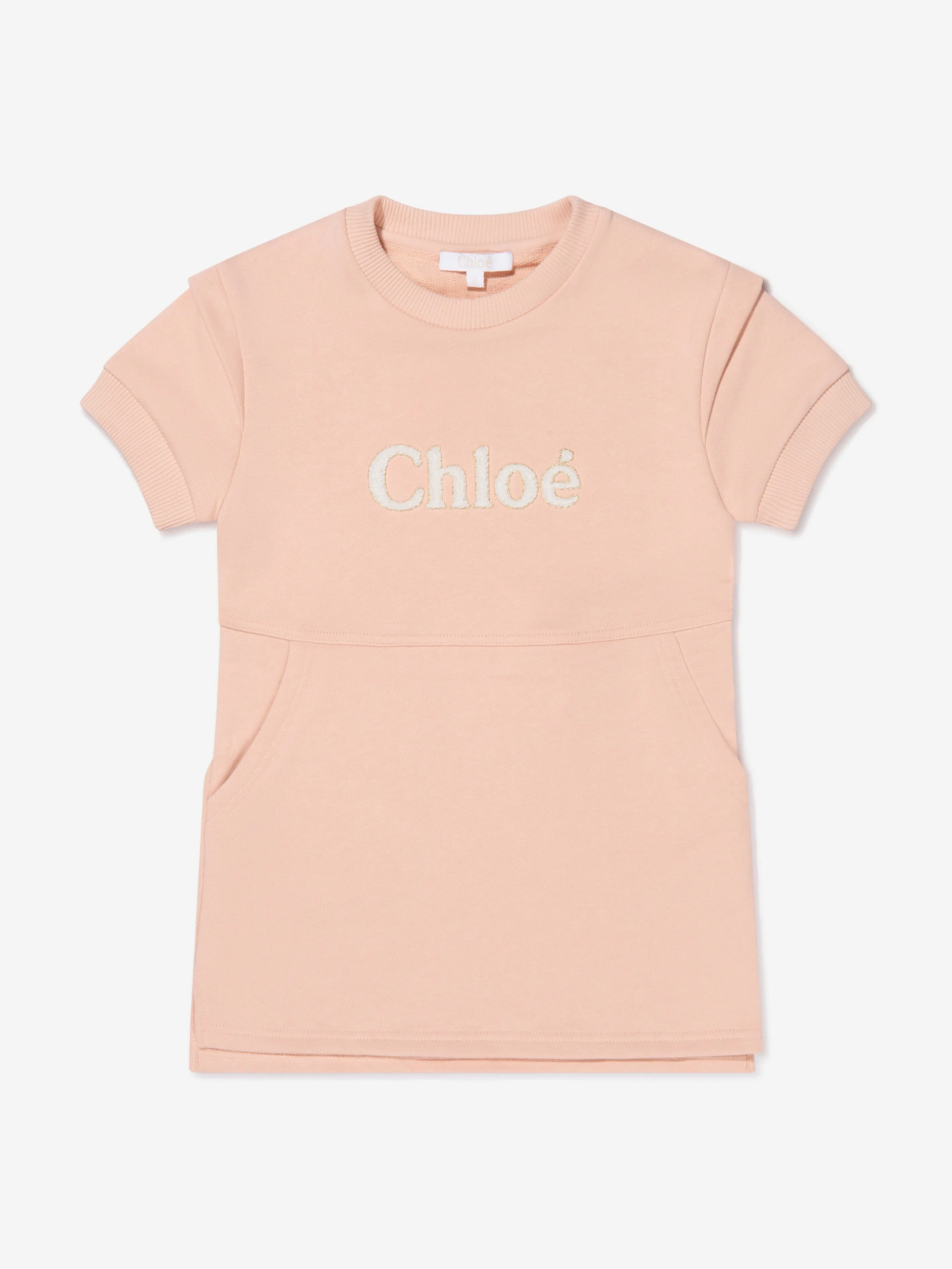 Chloé Girls Short Sleeve Sweater Dress