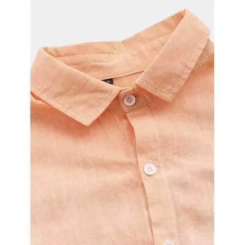 Cotton Gradient Printing Shirt