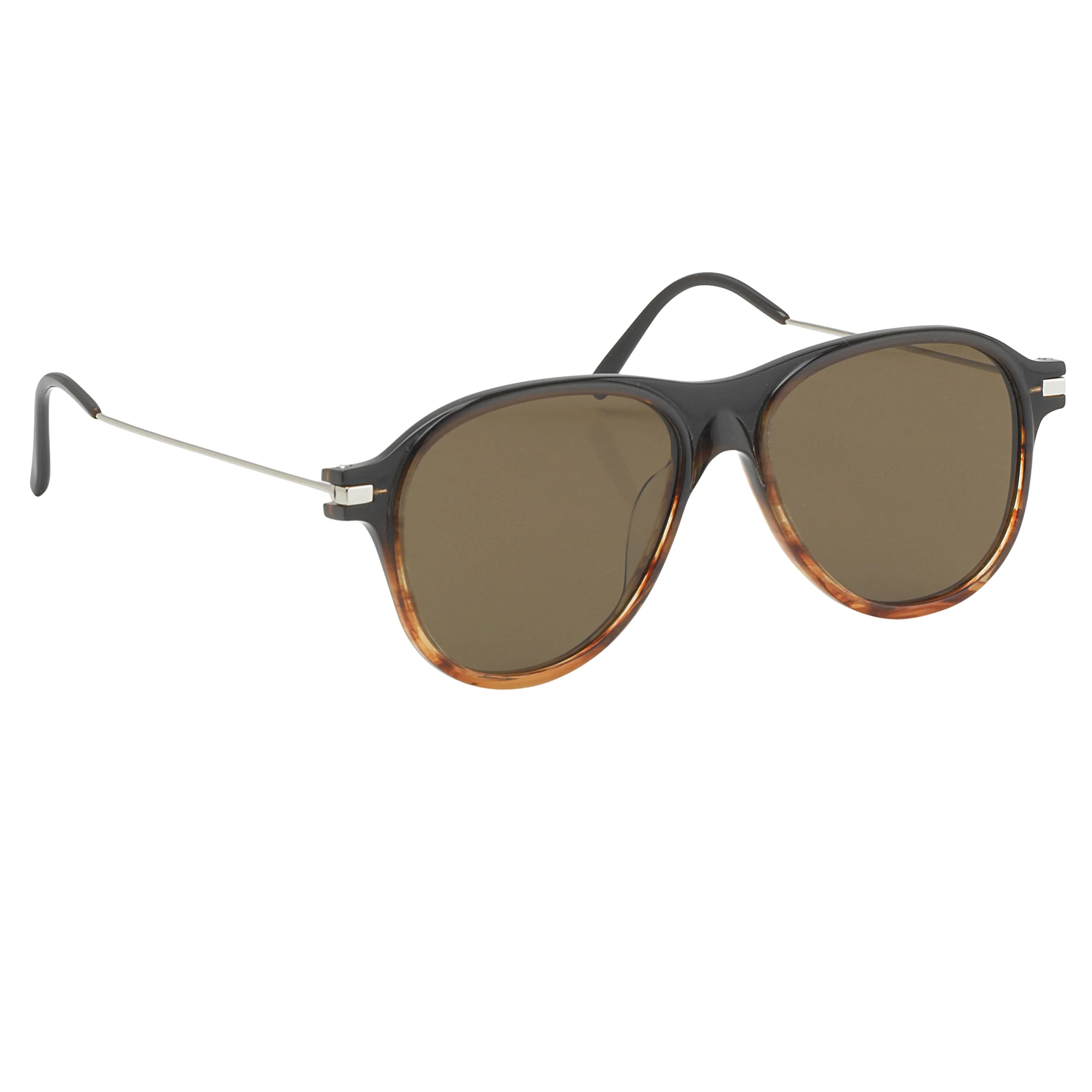 Dries Van Noten Unisex Round Brown Sunglasses DVN34C6SUN