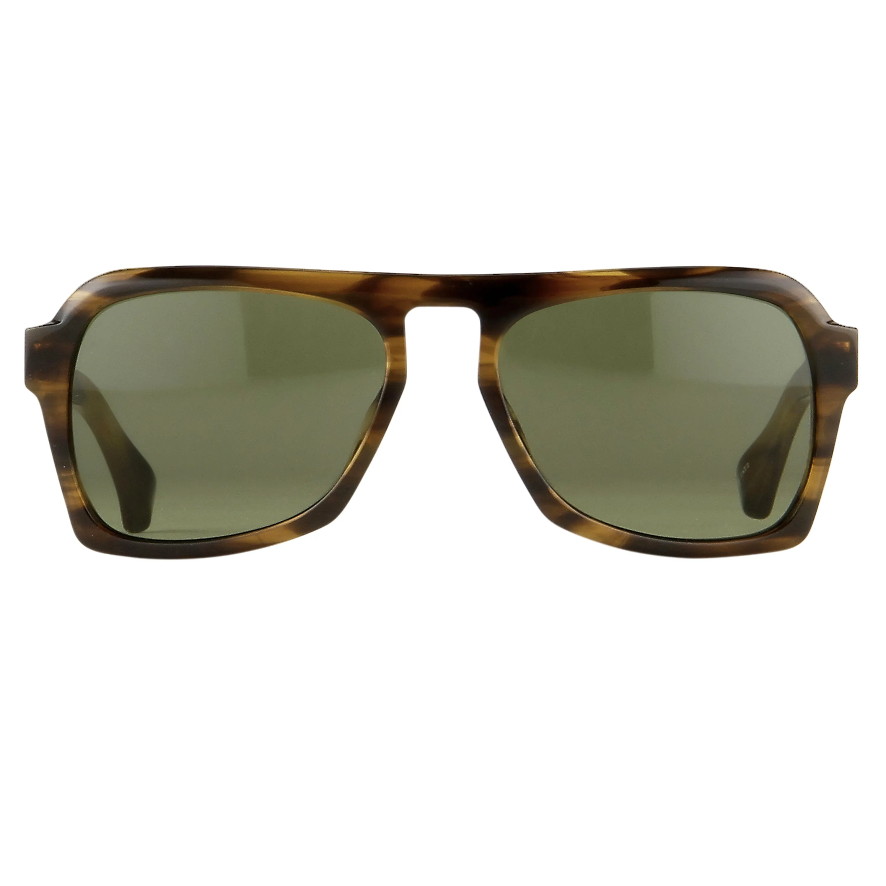 Dries Van Noten Unisex Square Green Sunglasses DVN39C10SUN