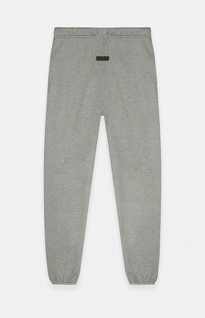 FEAR OF GOD ESSENTIAL SWEATPANTS 'DARK HEATHER OATMEAL'