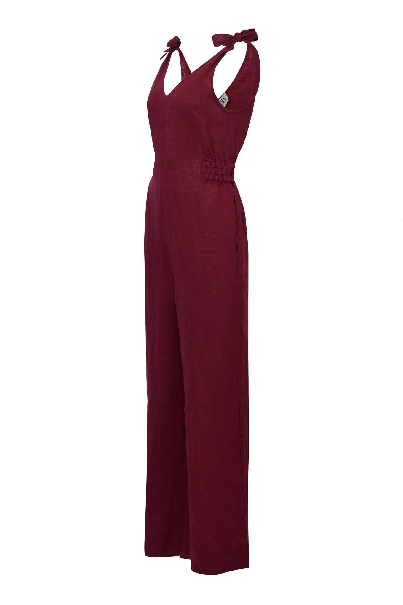 Floss Women's Linen Jumpsuit | Berry