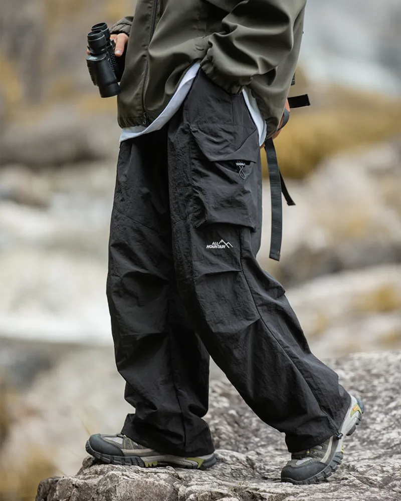 Functional Loose-Fit Outdoor Sports Cargo Pants