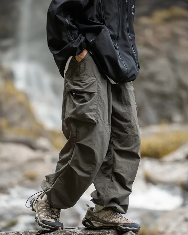 Functional Loose-Fit Outdoor Sports Cargo Pants