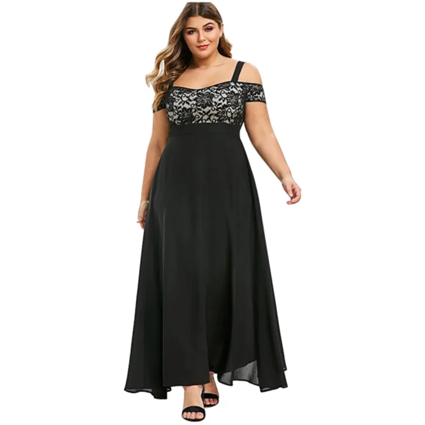 Funki Buys | Dresses | Women's Elegant Plus Evening Dress