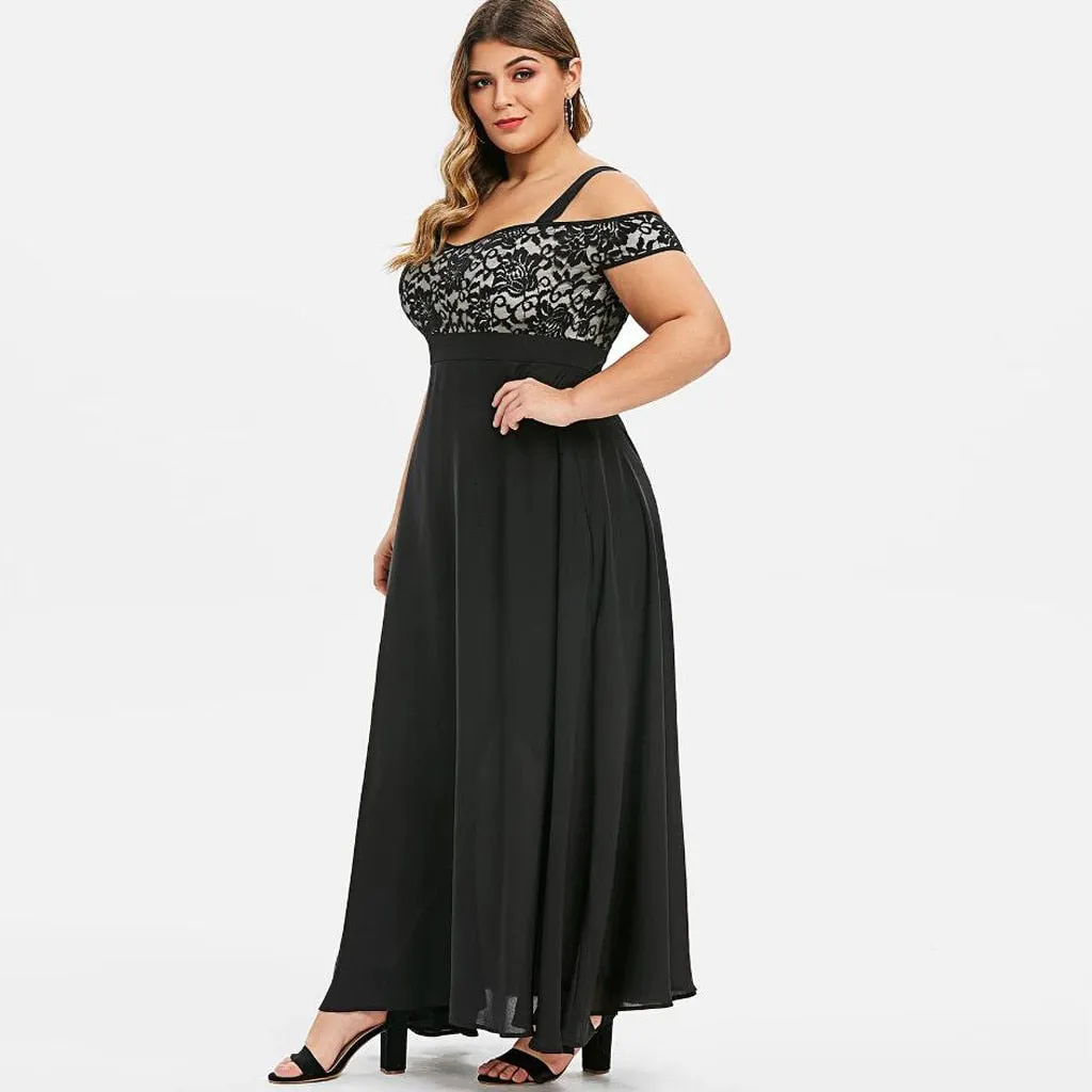 Funki Buys | Dresses | Women's Elegant Plus Evening Dress