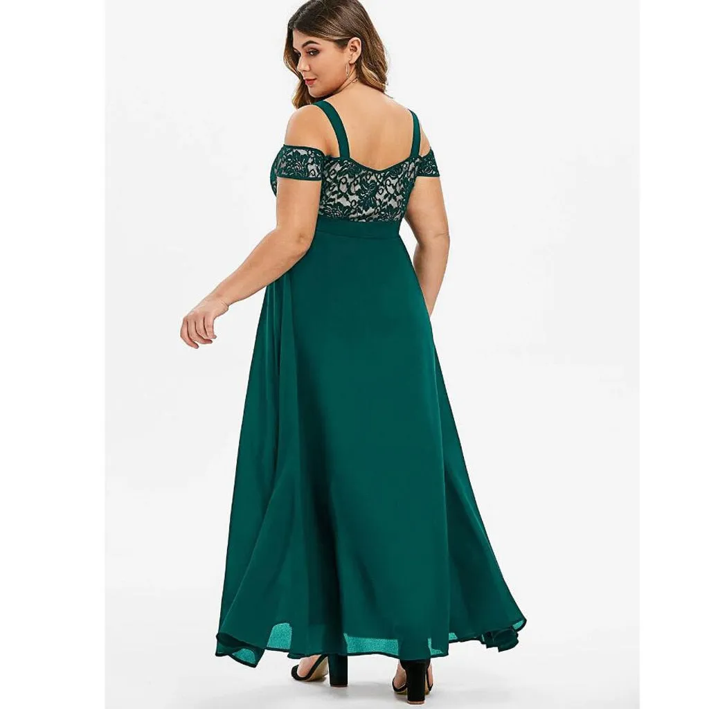 Funki Buys | Dresses | Women's Elegant Plus Evening Dress