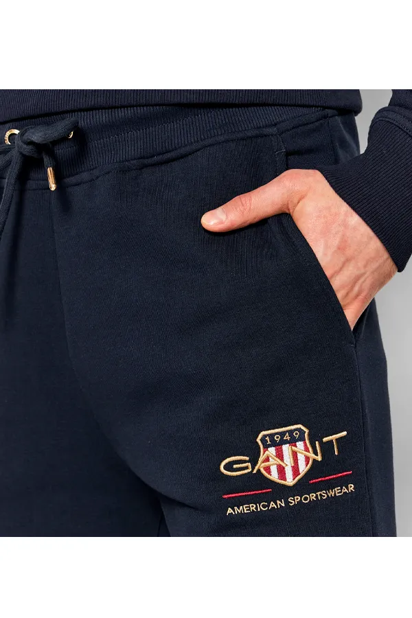 GANT Gold Shield Sweatpants Navy