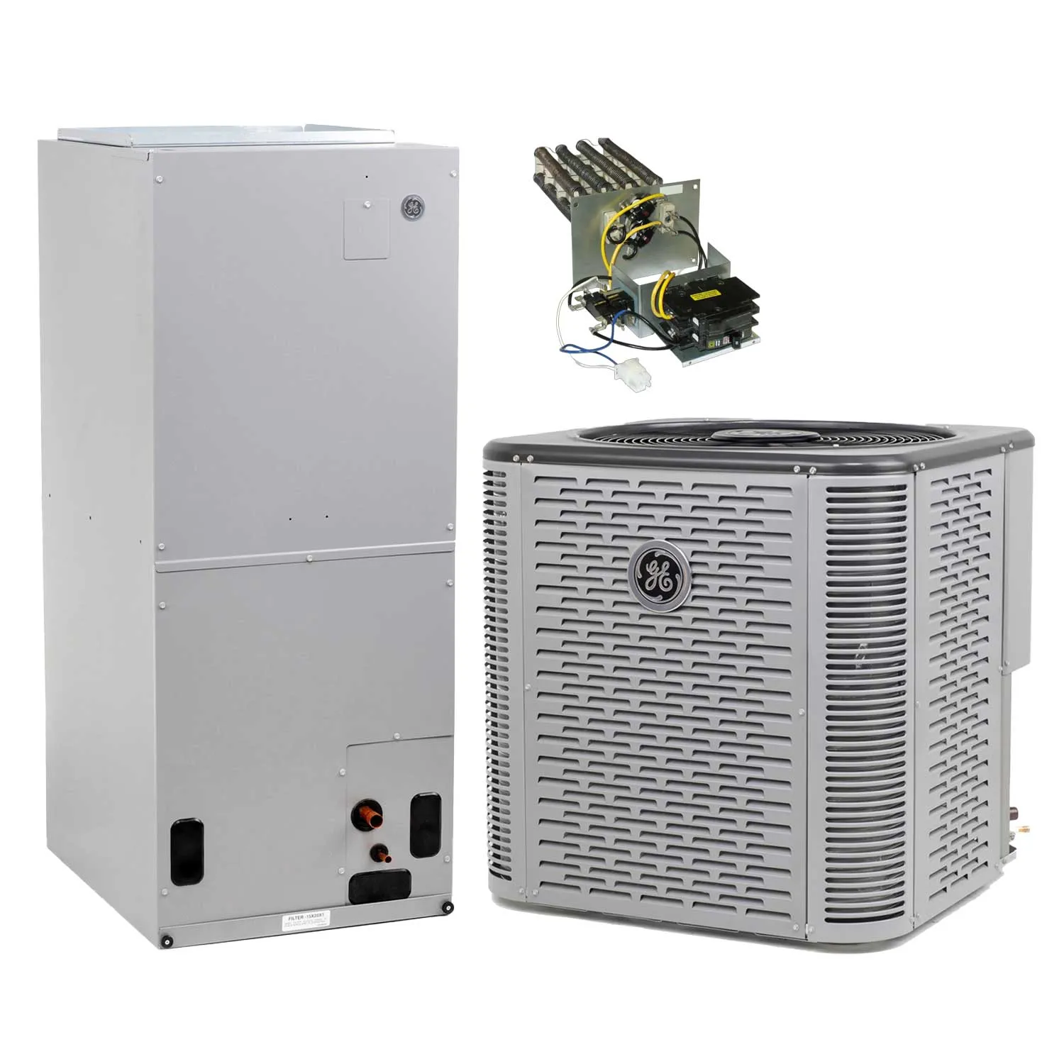 General Electric 3 Ton 14.7 SEER2 Single Stage PSC Multi-Position Heat Pump Split System R-410A