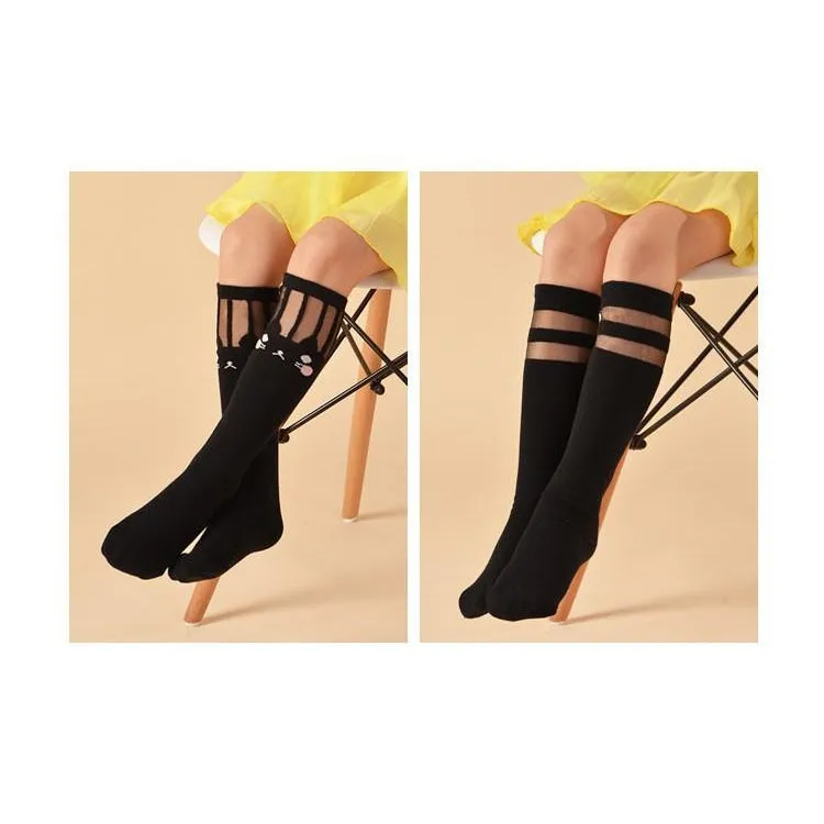 Girls Long Fashion Socks