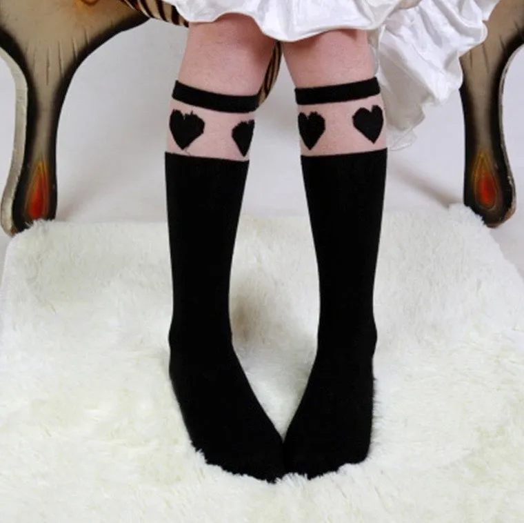 Girls Long Fashion Socks