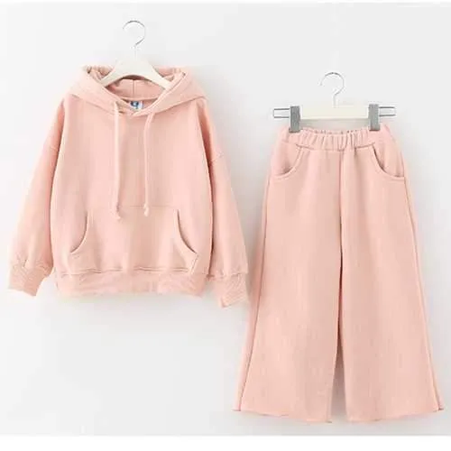 Girls Spring Hoodie   Pants Suit