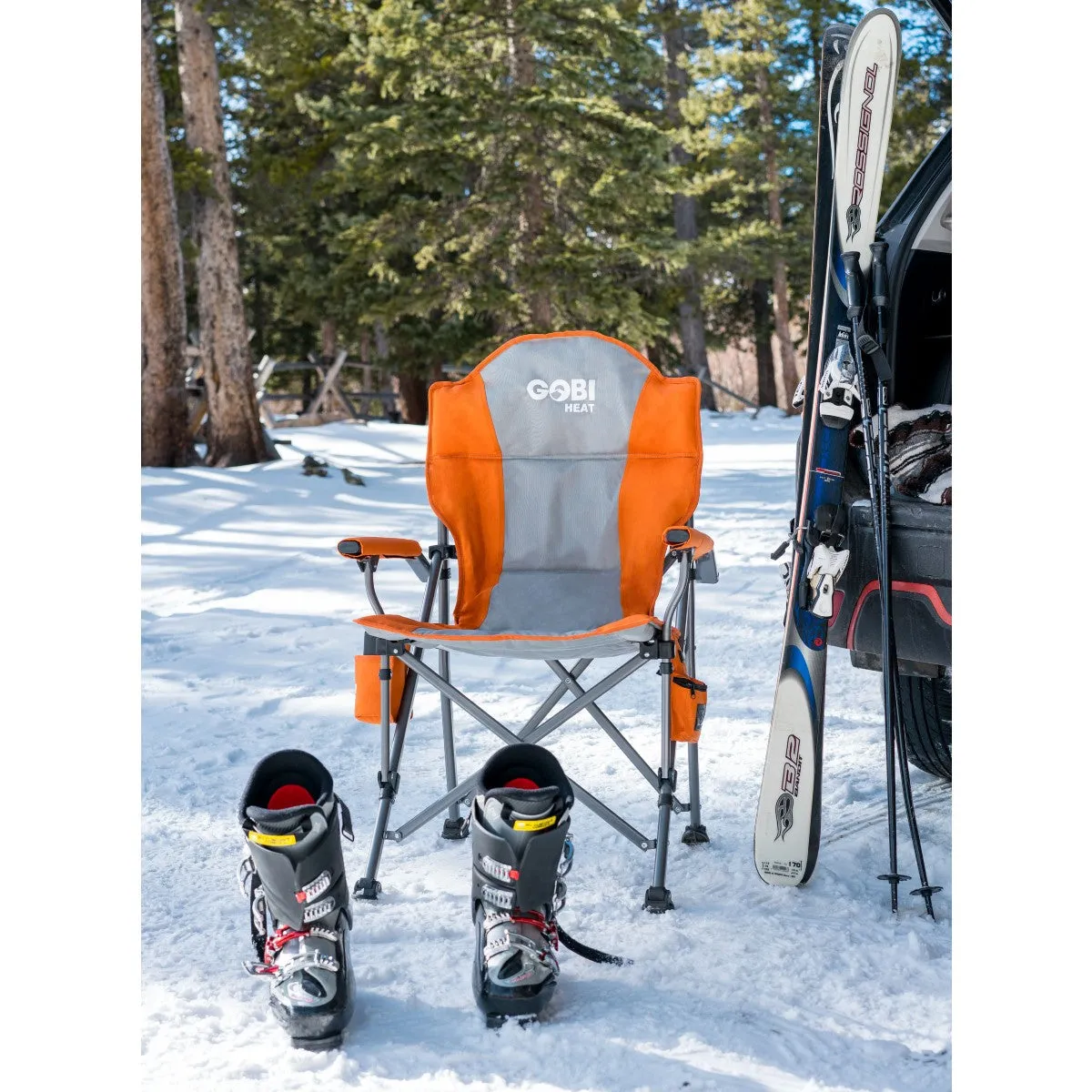 Gobi Heat Terrain Heated Camping Chair - Slate