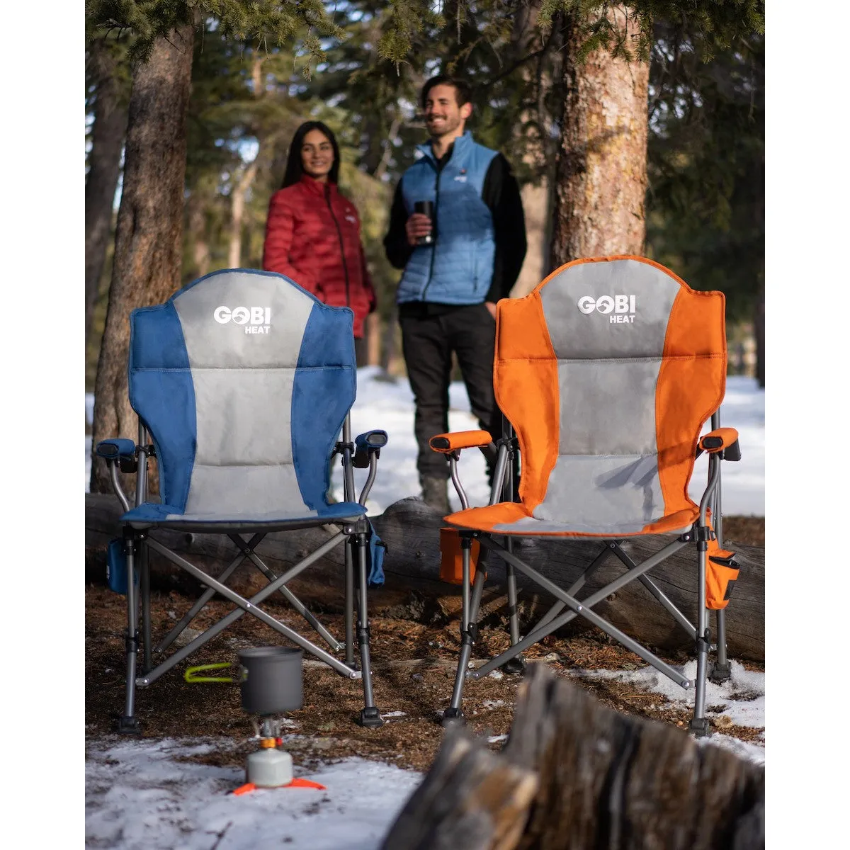 Gobi Heat Terrain Heated Camping Chair - Slate