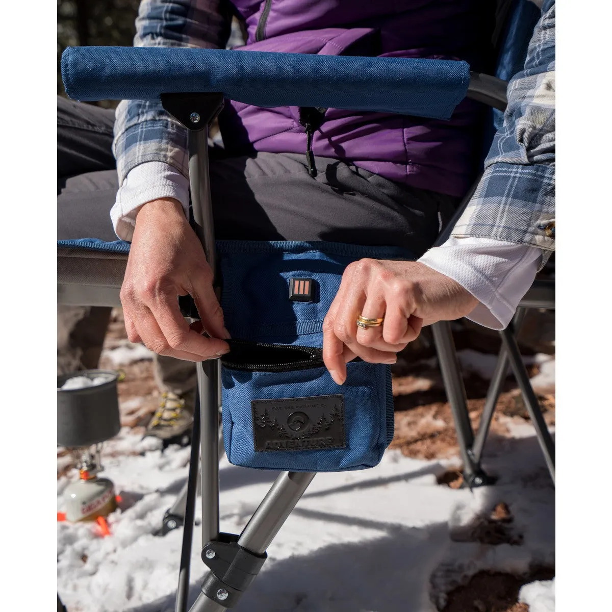 Gobi Heat Terrain Heated Camping Chair - Slate