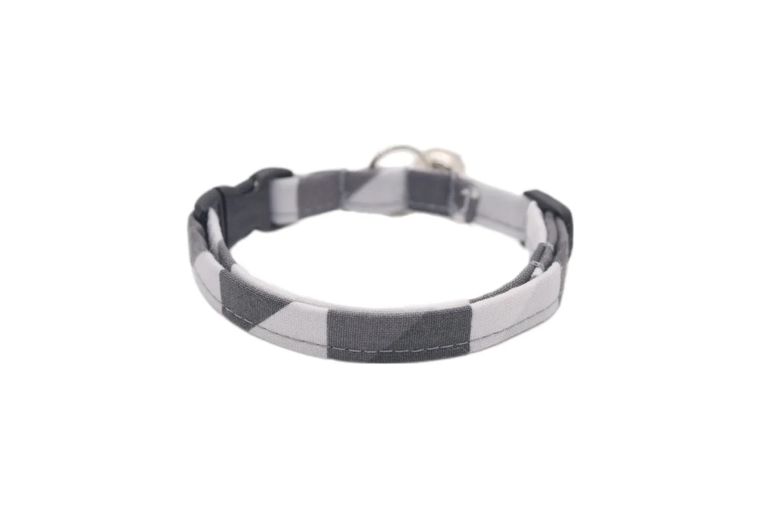 Gray Geometric Cat Collar