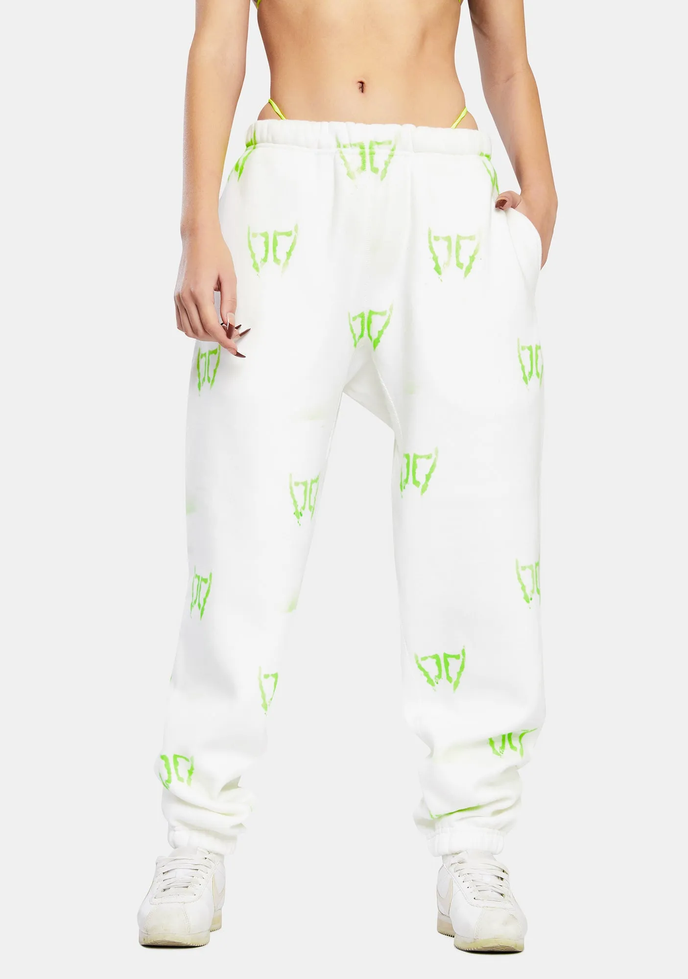 Green DB Wings Sweatpants