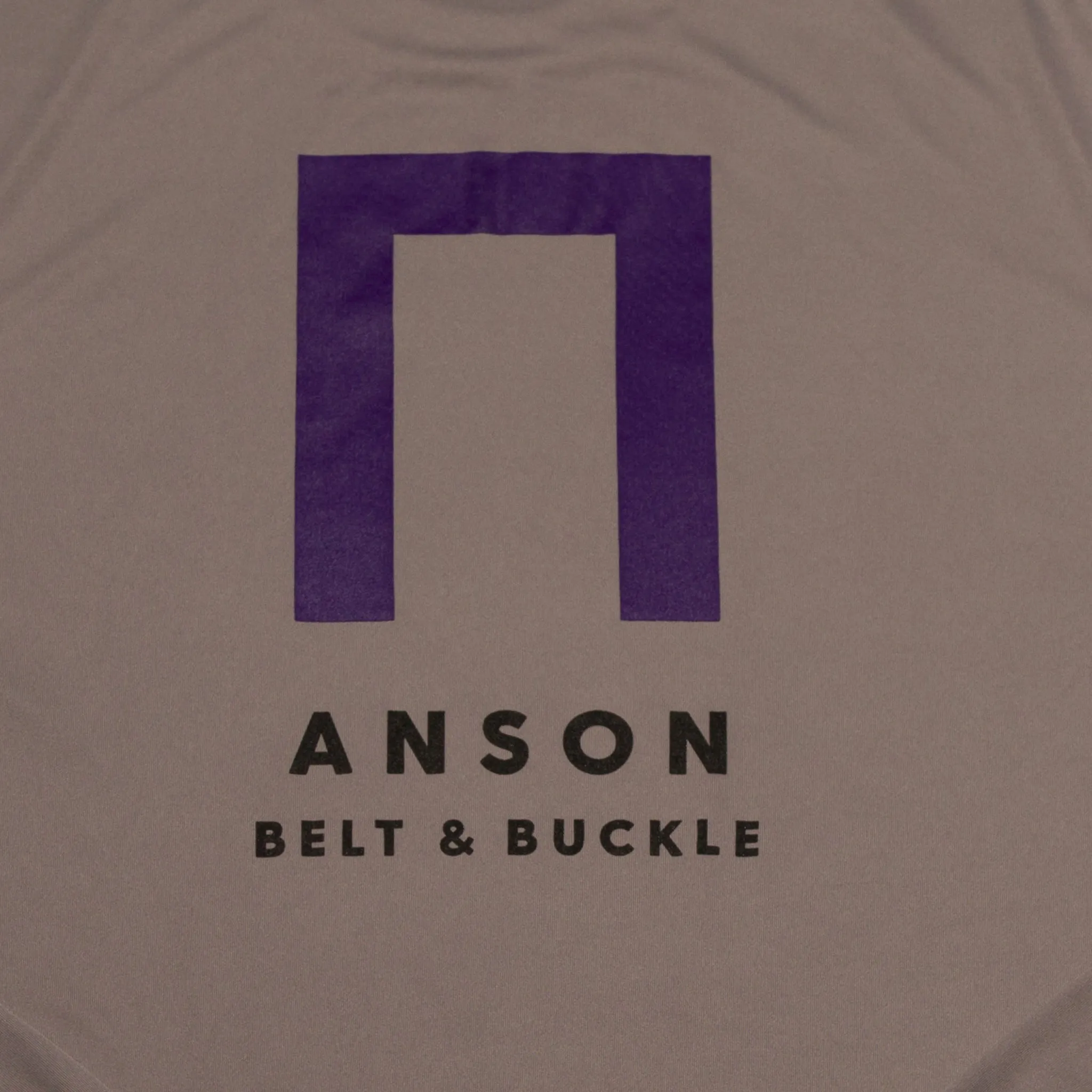 Grey Anson Belt Performance Long Sleeve Tee w/ Hanes Sport™ Men's FreshIQ™ Cool DRI® technology