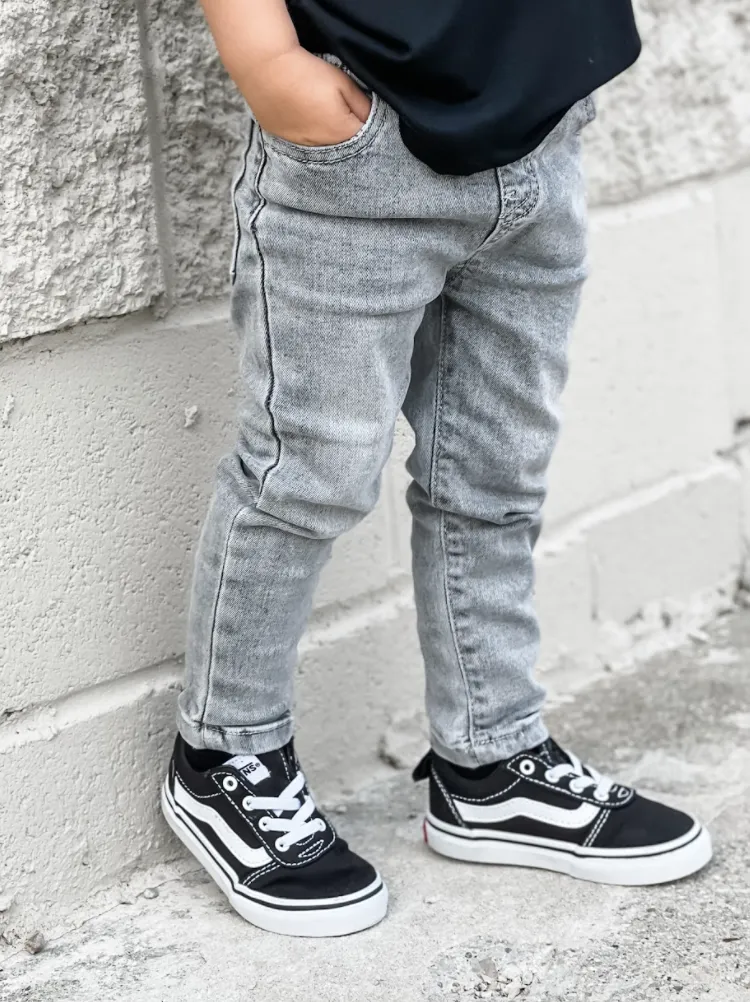 Grey Wash Denim