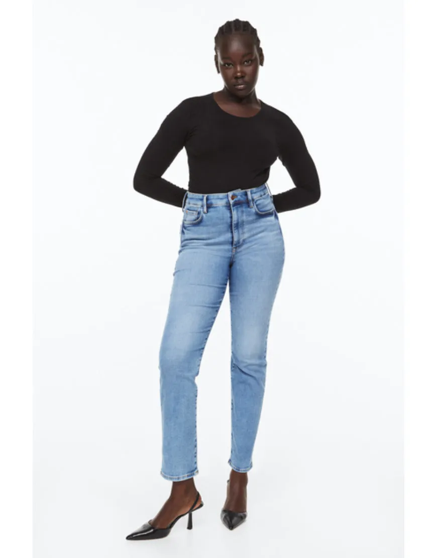 HM Slim Mom Jeans Light Wash