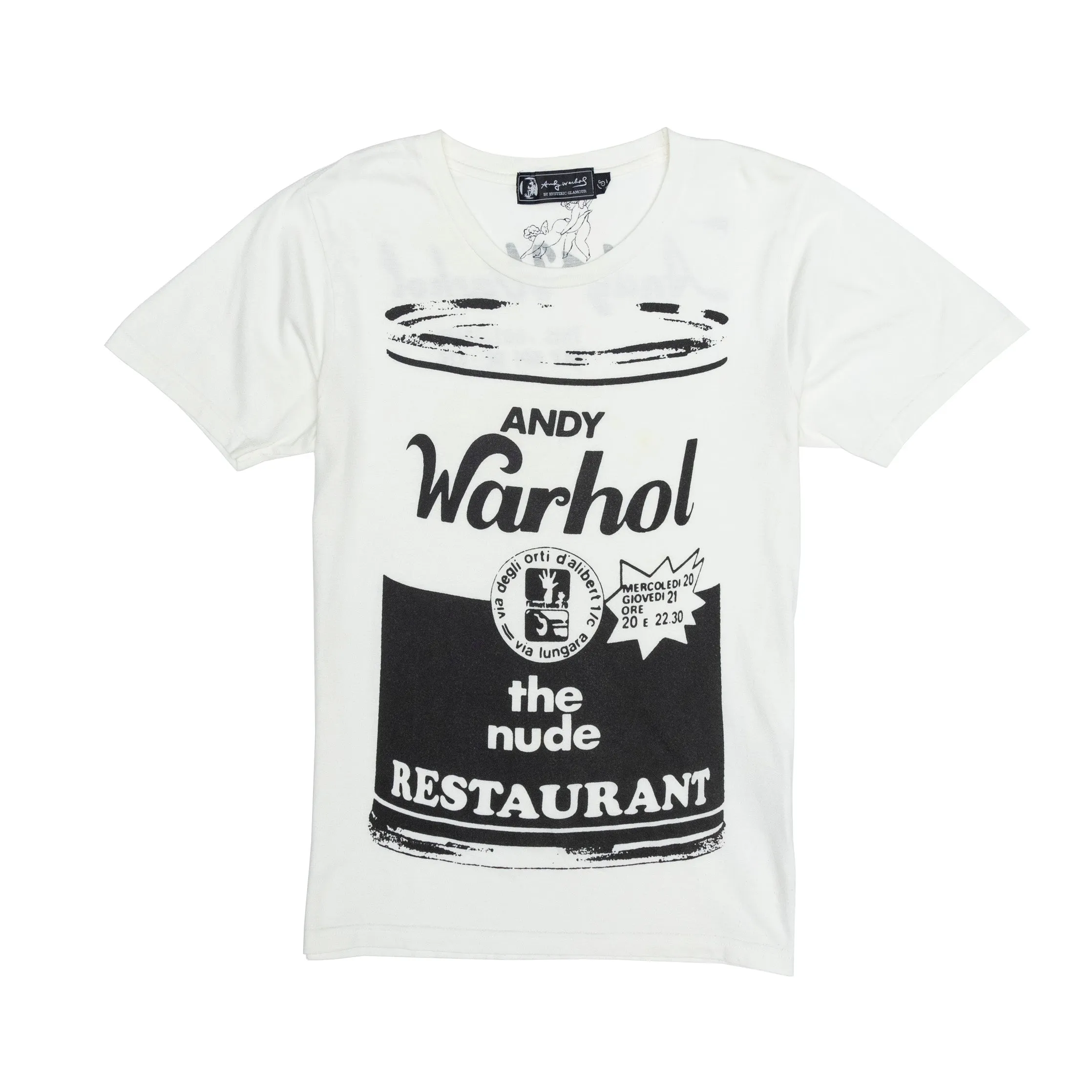 Hysteric Glamour x Andy Warhol "The Nude Restaurant" Graphic Tee