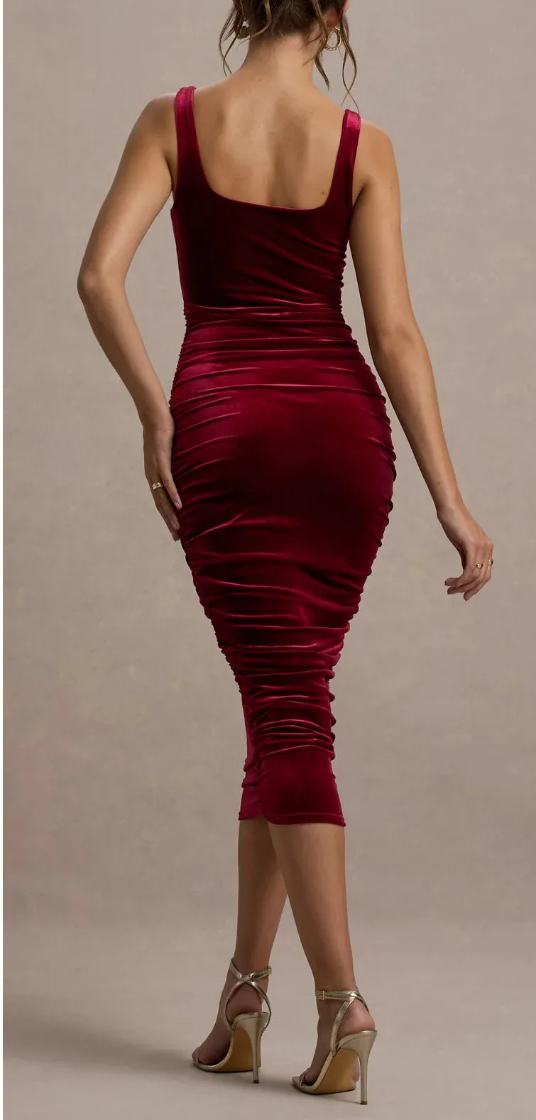 Janhvi Velvet Dress