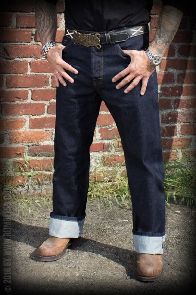 JEANS GREASERS GOLD (blue)